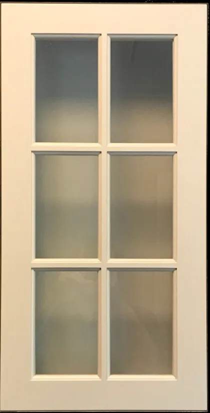 Mullion glass door