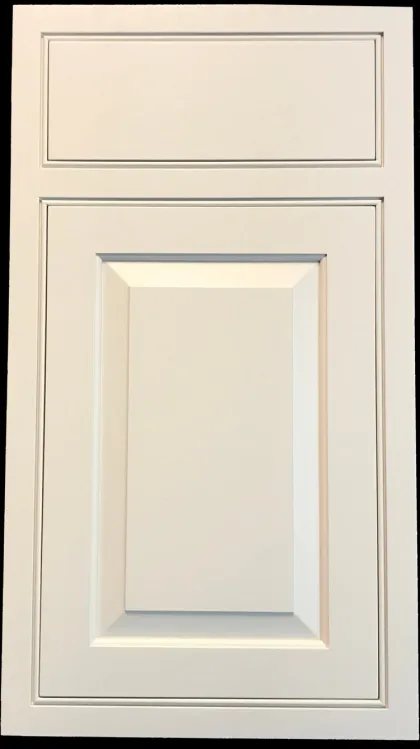 Painted beaded raised door