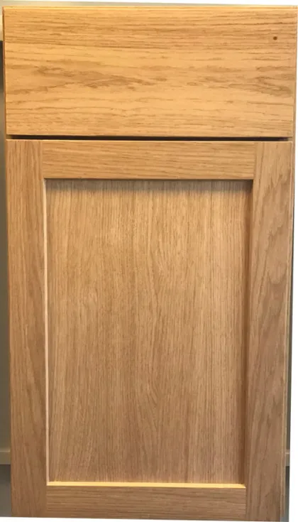 Square flat stained door