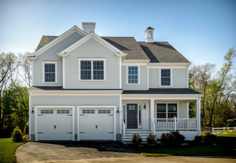 New construction home with two-car garage