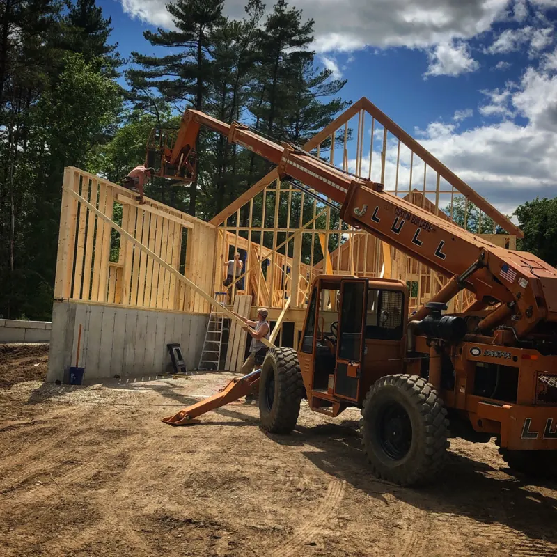 New home under construction
